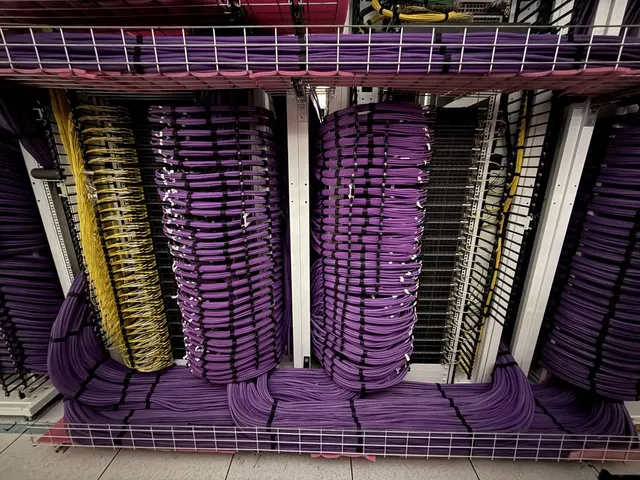 Cable pr0n of @xAI GB200 servers at Colossus 2